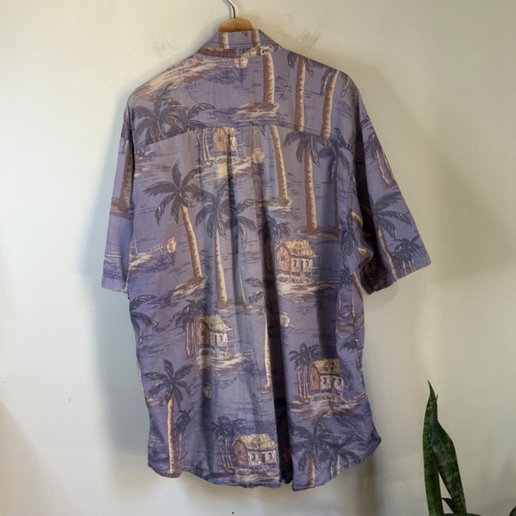 Woolrich Original Outdoorwear Vintage Hawaiian Shirt Men's XL 100% Cotton - Picture 6 of 6